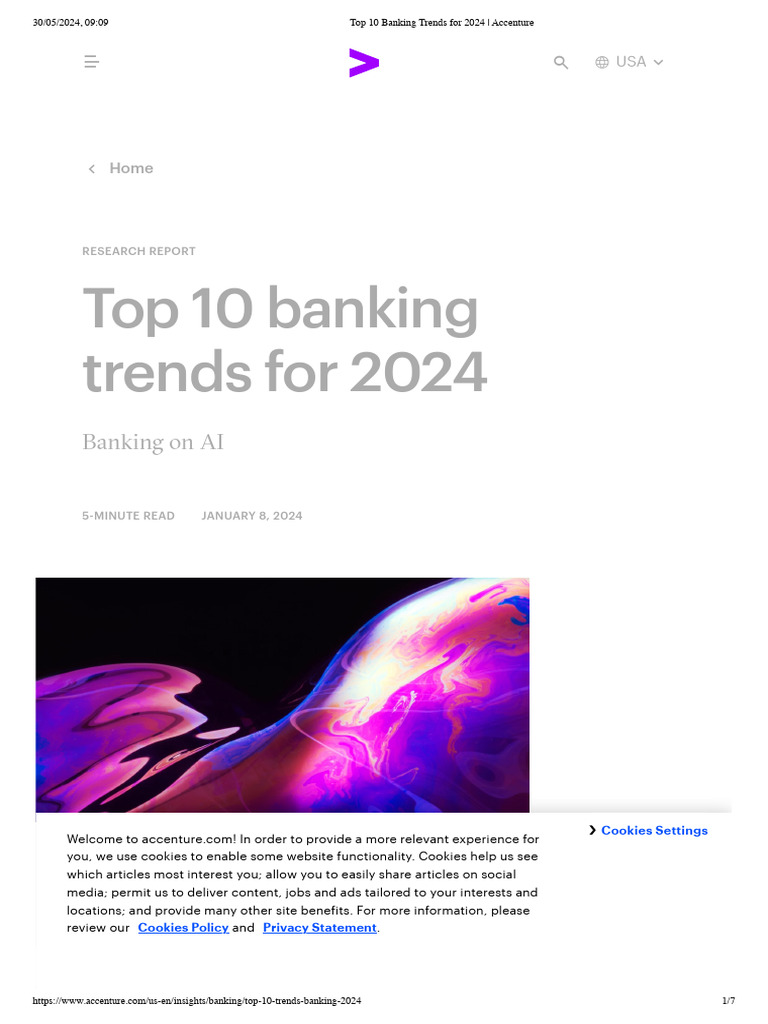 2024 Banking Trends: AI's Impact | PDF | Artificial Intelligence ...