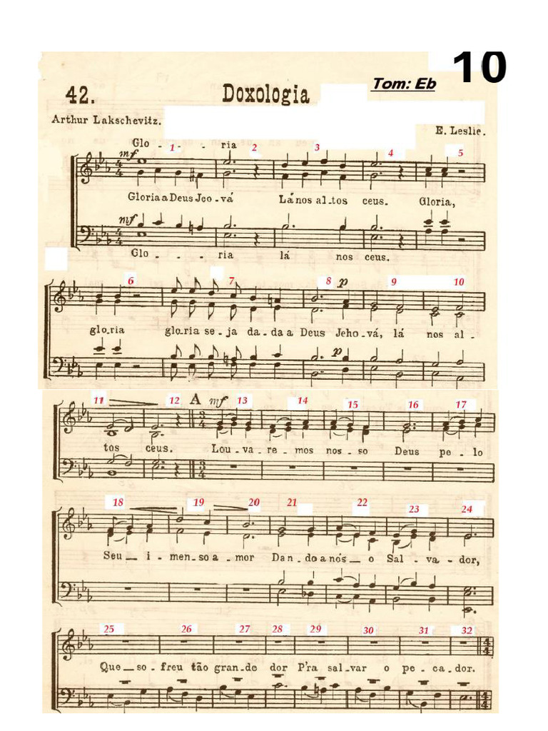 10 - Gloria A Deus Jeova - CS 42 | PDF