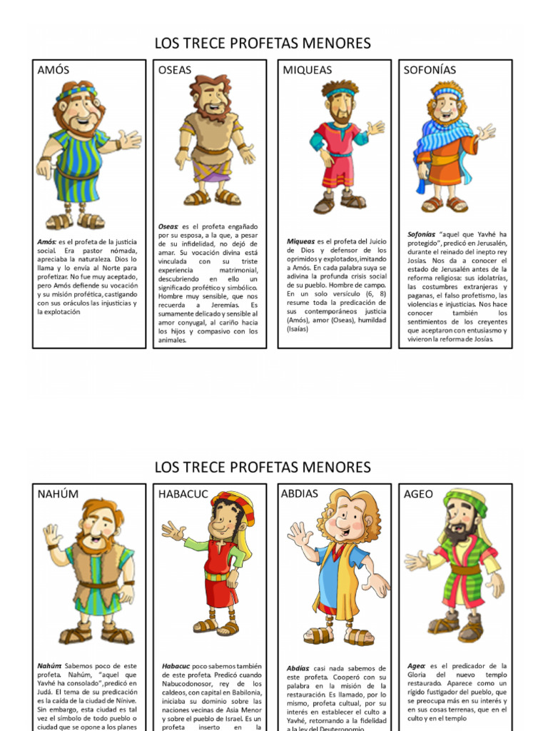 Profetas Imprimir Pdf