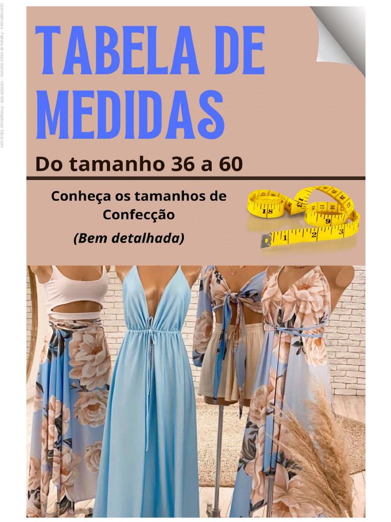 Tabela de Medidas | PDF