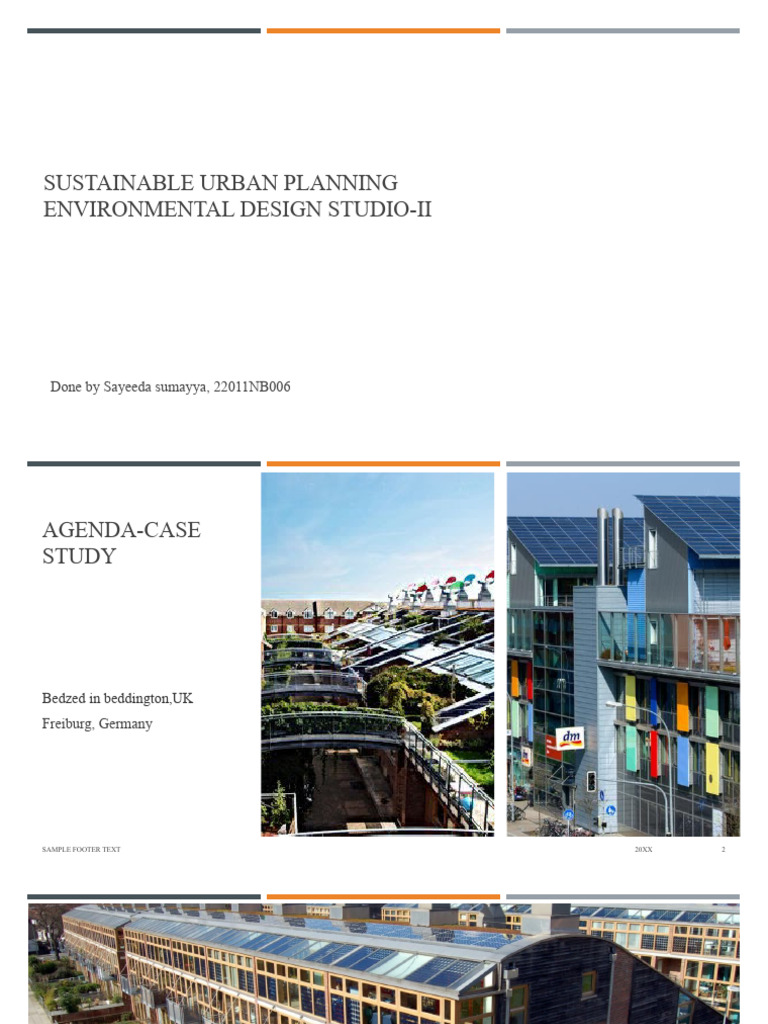 Sustainable Urban Planning Case Studies Pdf Water Heating Nature