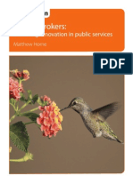 Honest Brokers - brokering innovation in public services - Matthew Horne 2008