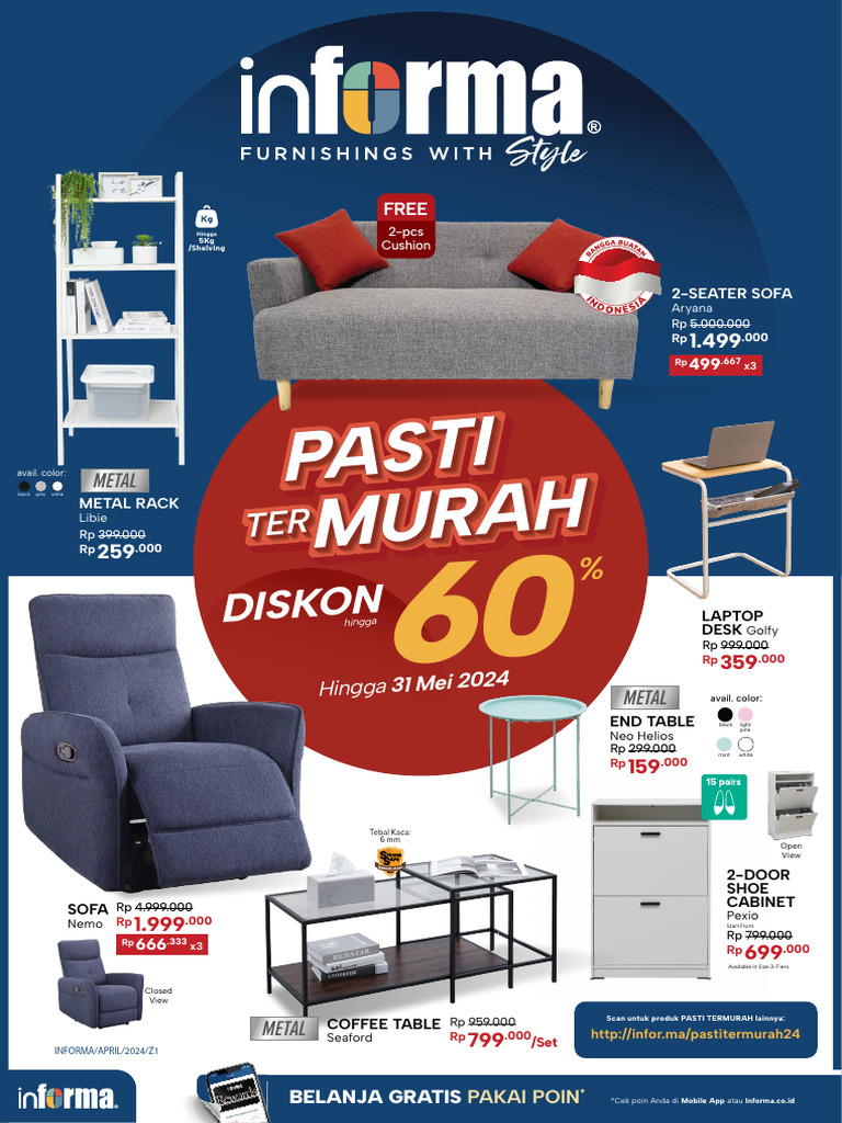 Informa Furniture Catalog April 2024 | PDF | Interior Design | Furniture
