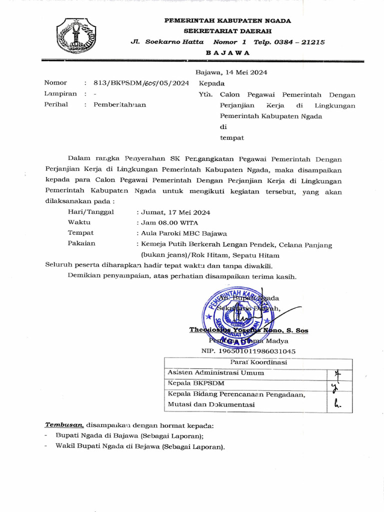Pemberitahuan Penyerahan Sk Pppk 14 Mei 2024 0001 Pdf