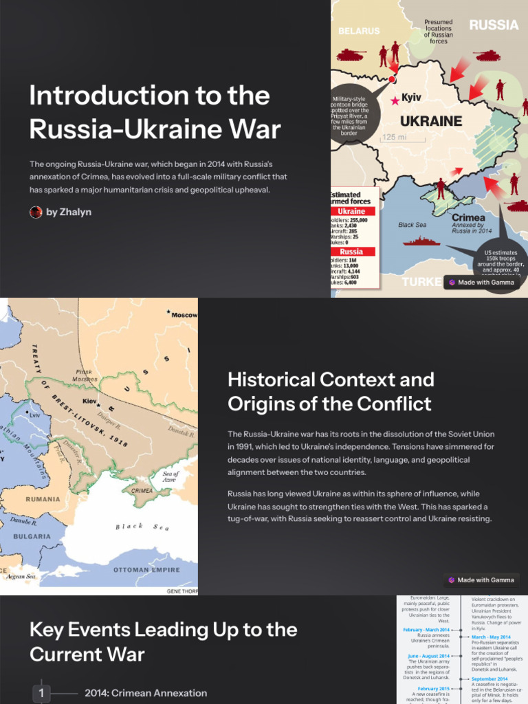 Overview of the Russia-Ukraine War | PDF | Ukraine | Annexation Of ...