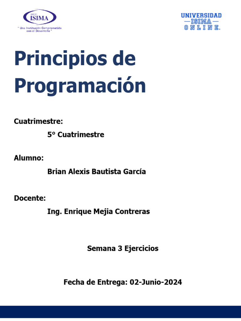 PPS3 Práctica Brian Bautista | PDF | C ++ | Función (Matemáticas)