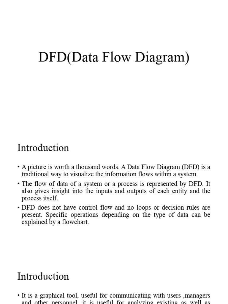 DFD (Data Flow Diagram) | PDF | Computer Science | Information Retrieval