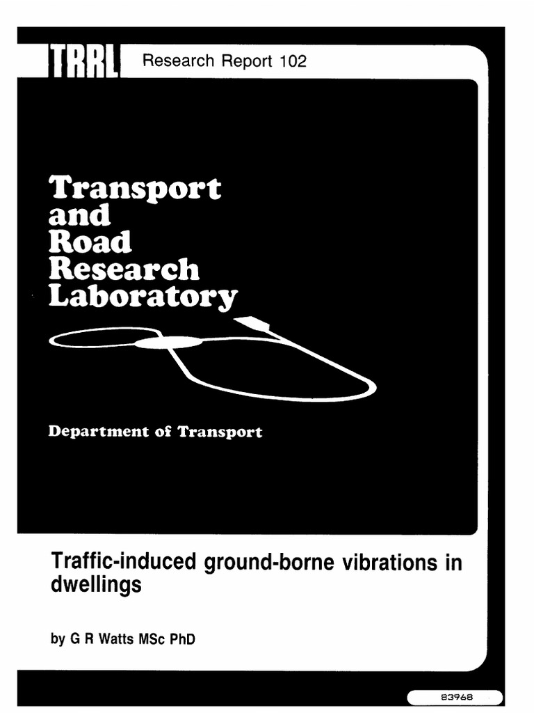 Traffic Induced Ground Borne Vibrations in Dwellings | PDF