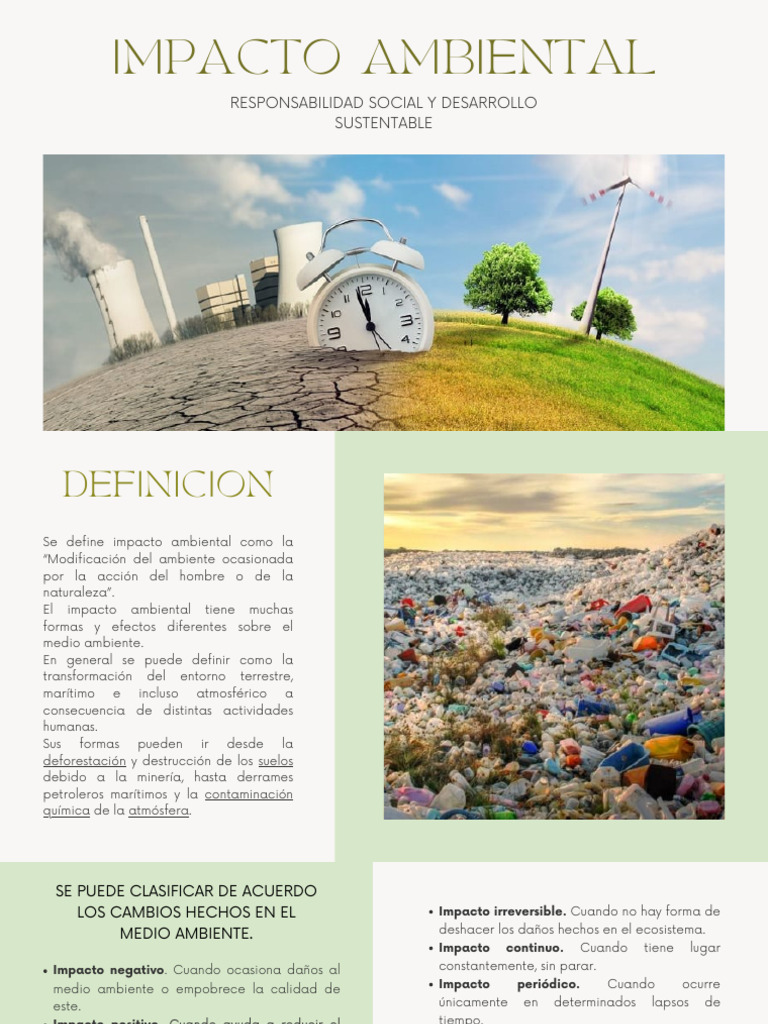 Impacto Ambiental | PDF | Entorno natural | Contaminación