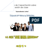 Proyecto de Aprendizaje Sesion de Clase