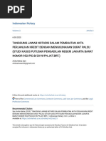 Covernote dalam Perjanjian Kredit | PDF