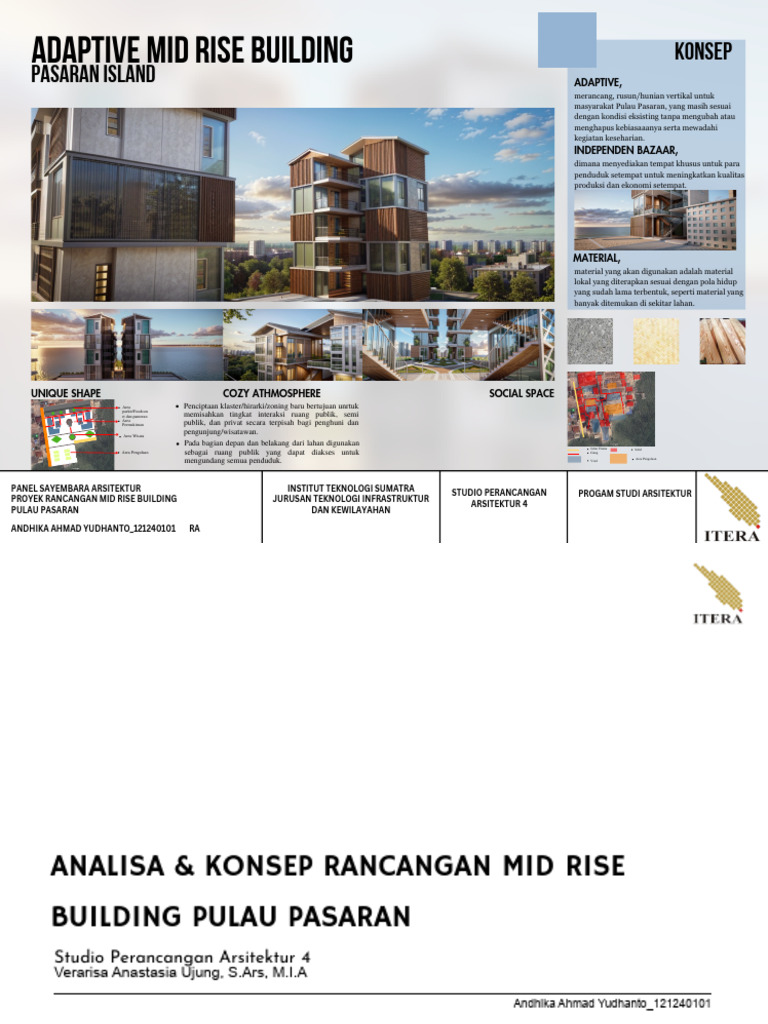 Rancangan Bangunan Mid Rise Pulau Pasaran | PDF