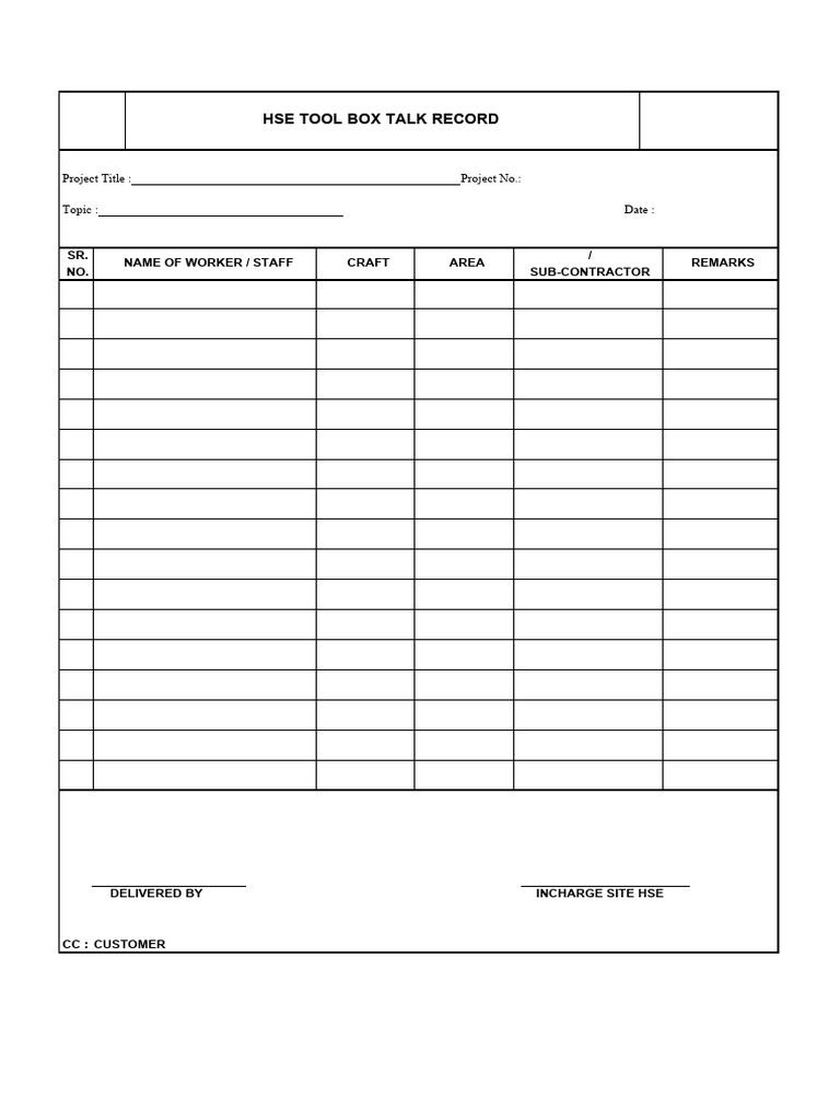 HSE Talk Records | PDF