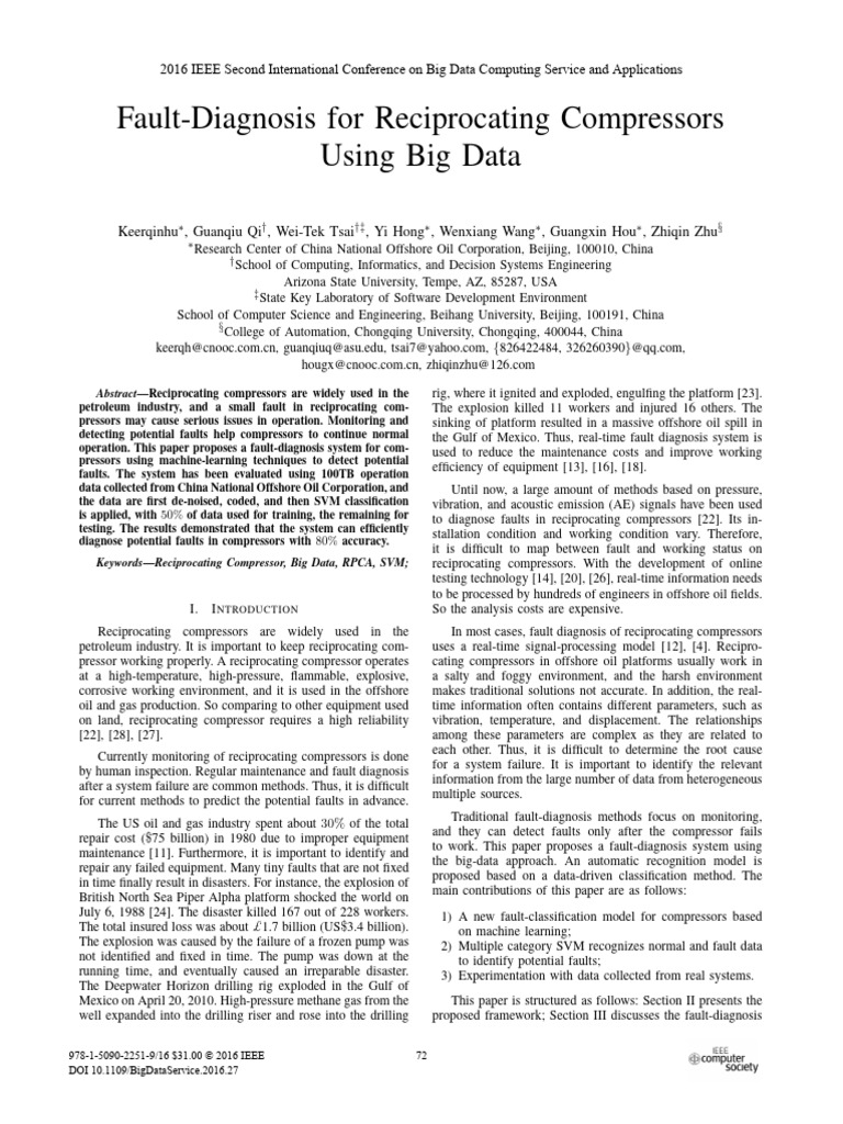 Fault Diagnosis of RGC Using Big Data | PDF | Principal Component ...