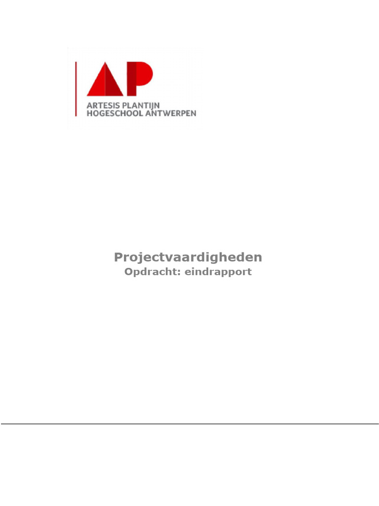 Eindrapport | PDF