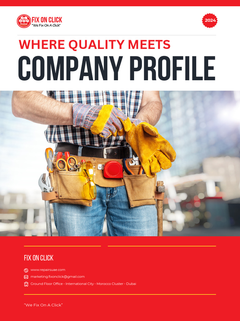 Fix On Click - Business Profile | PDF | Home Appliance | Manufactured Goods