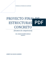 Proyecto Final de Estructura de Concreto