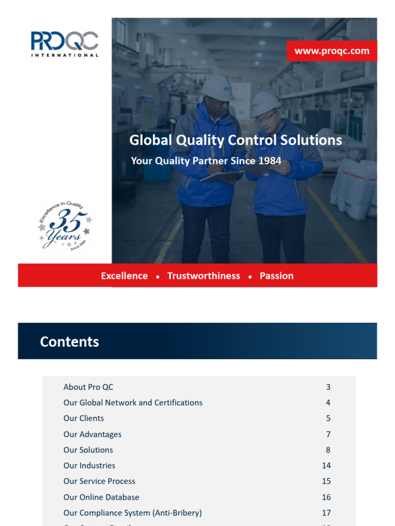 Pro QC International | PDF | Audit | Iso 9000