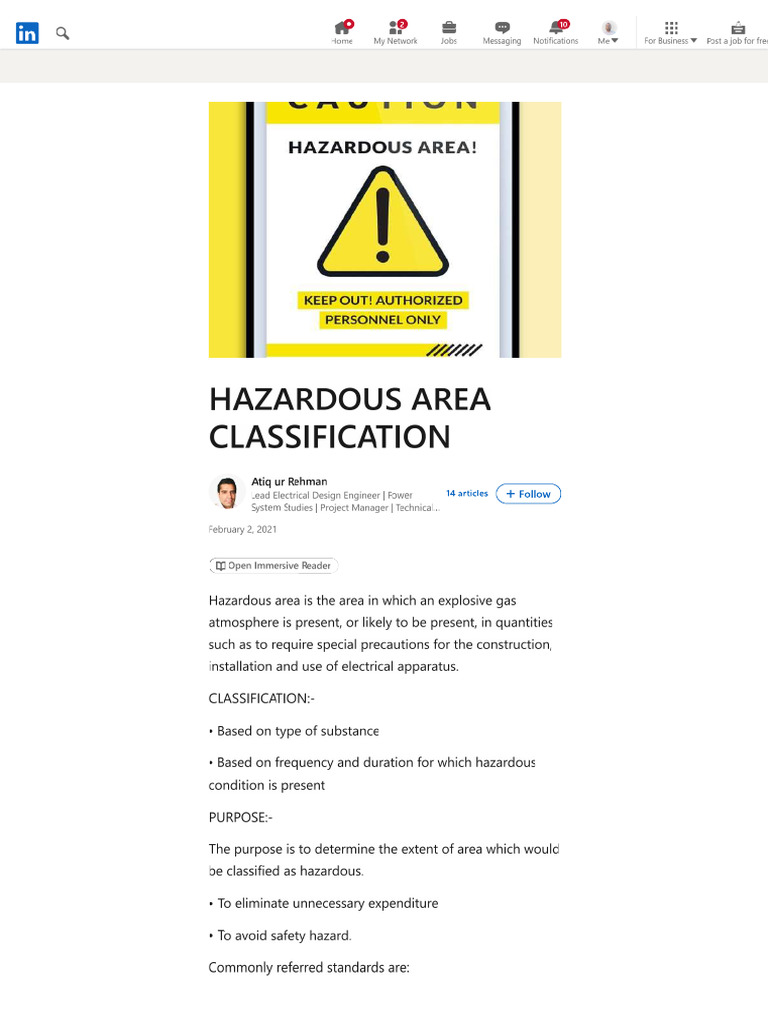 Hazardous Area Classification PDF