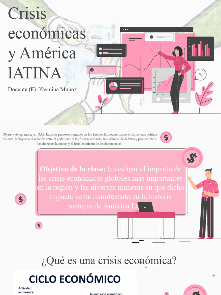 Impacto de Crisis Económicas en América Latina | PDF | Inflación | Deuda