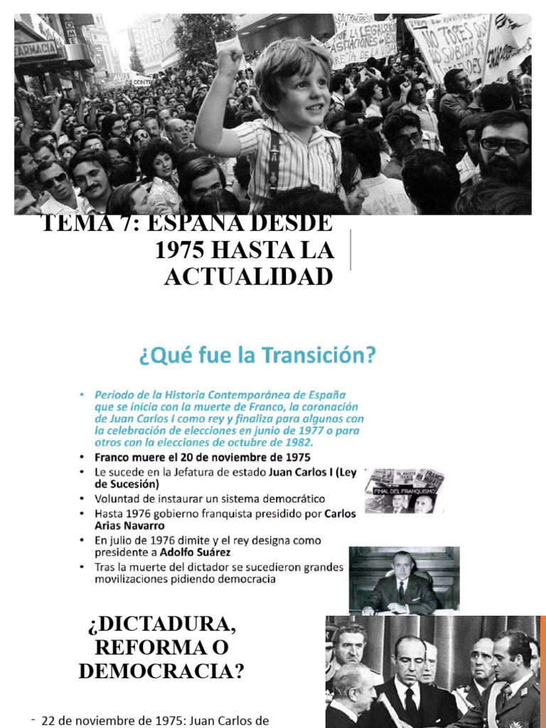 Transición a la Democracia en España | PDF | Gobierno | Política de españa