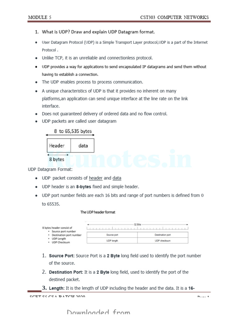 Understanding UDP, TCP, DNS, and SNMP | PDF | Domain Name System ...