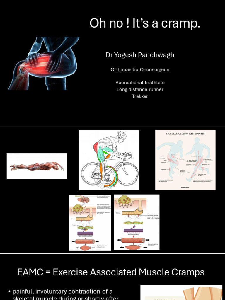 Oh No ! It's A Cramp | PDF | Skeletal Muscle | Dehydration