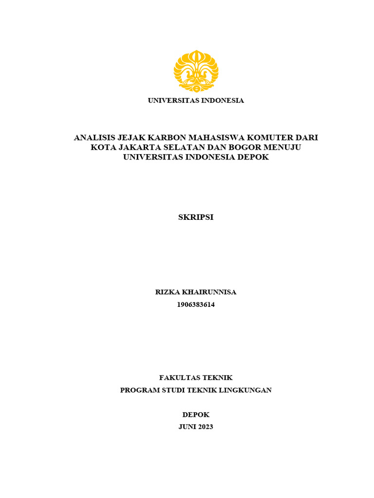 Skripsi Rizka Khairunnisa 1906383614 | PDF