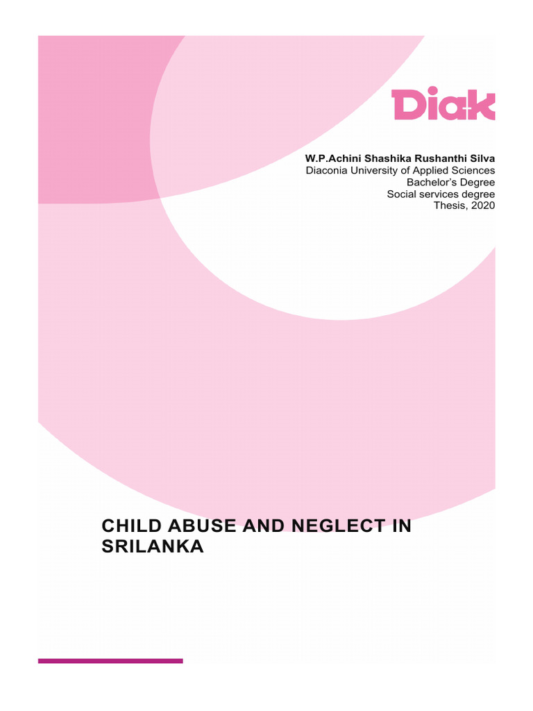 Child Abuse and Protection in Sri Lanka | PDF | Child Abuse | Child Neglect