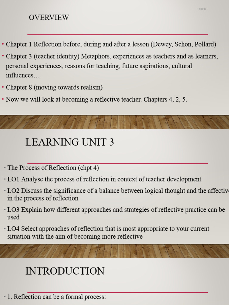 Reflective Practices in Teacher Development | PDF | Teachers | Thought