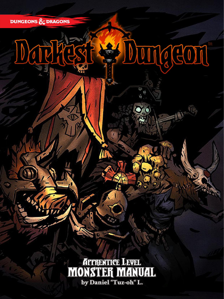 Darkest Dungeon 5E Apprentice Level Monster Manual | PDF | Spider ...