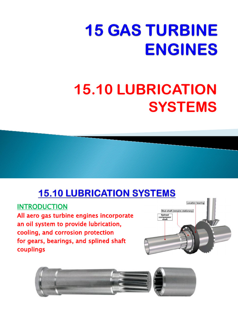 Turbine Engine Lubrication Systems Overview | PDF | Pump | Valve