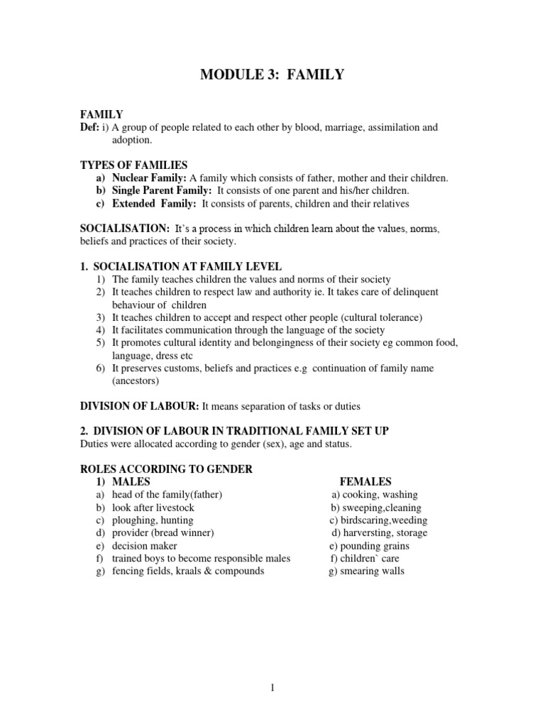 FAMILY | PDF | Cost Of Living | Family