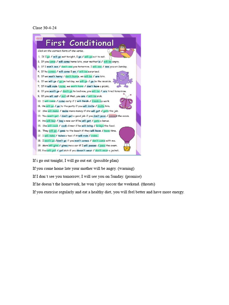 Conditional Statements in Daily Life | PDF