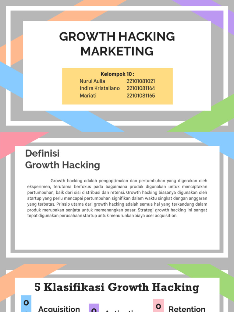 Strategi Growth Hacking untuk Startup | PDF