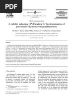 논문 - A stability-indicating HPLC method for the determination of glucosamine in pharmaceutical formulations