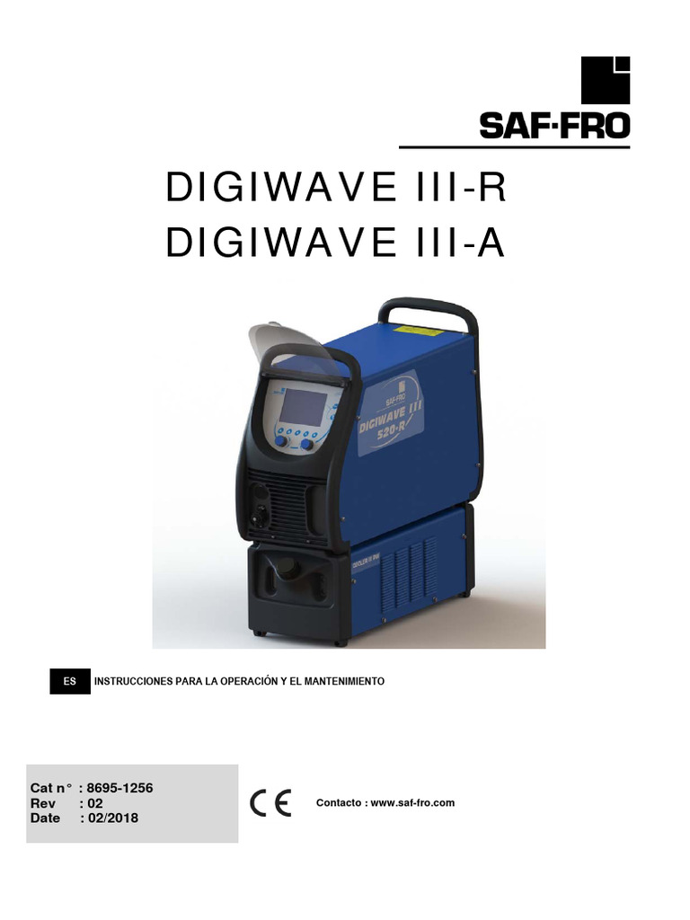 Manual Digiwave 86951256 - 02 Es | PDF | Soldadura | Construcción
