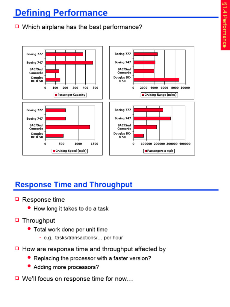 Airplane and CPU Performance Metrics | PDF | Central Processing Unit ...