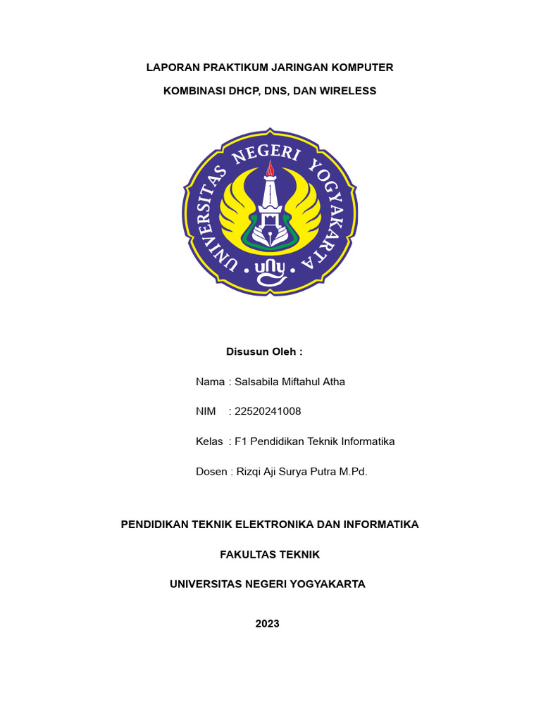 Laporan8 f1 salsabila miftahul a kombinasi dhcp dns dan wireless