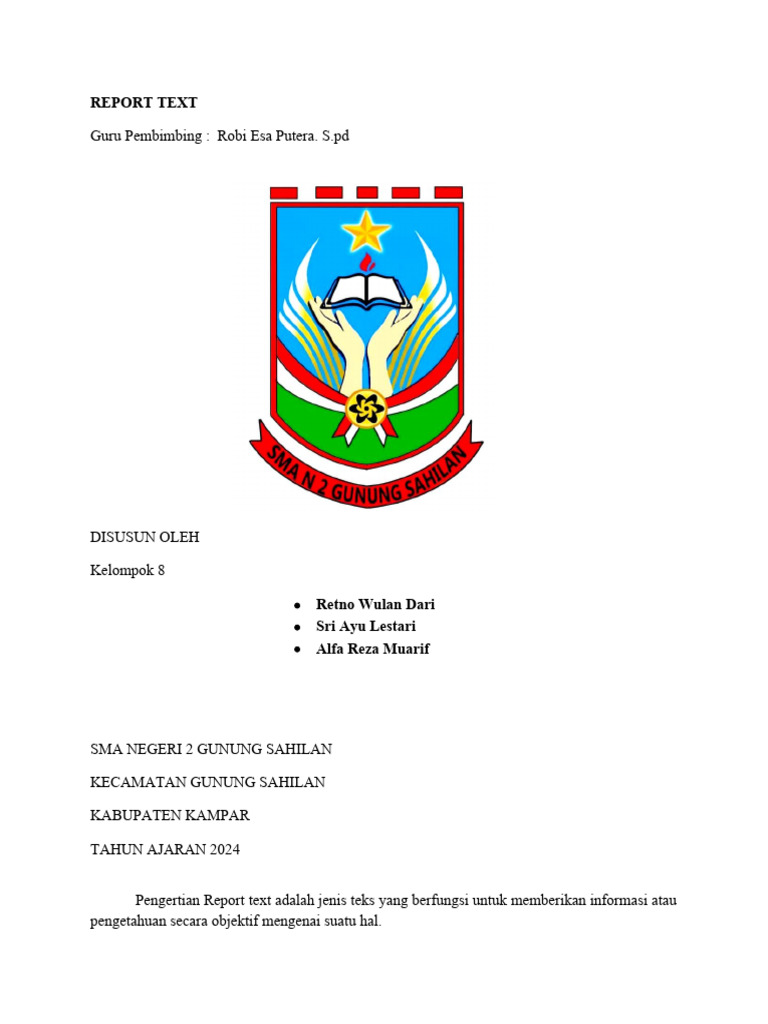 Report text pdf predation zoology