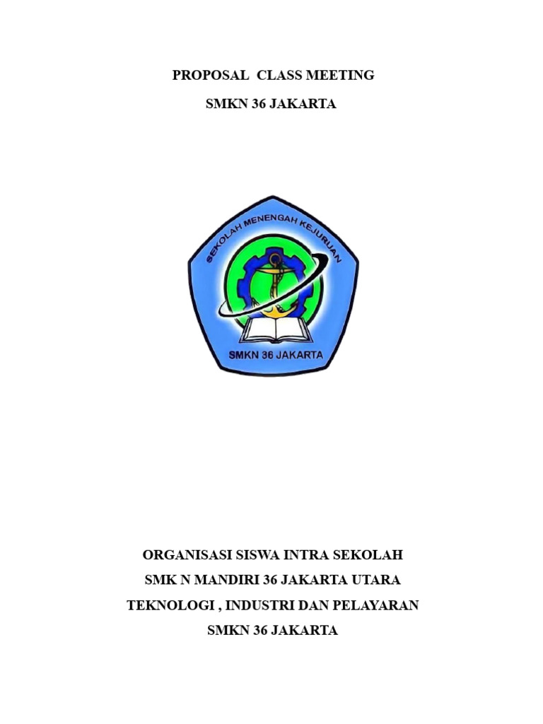 Proposal Kegiatan Class Meeting SMKN 36 | PDF
