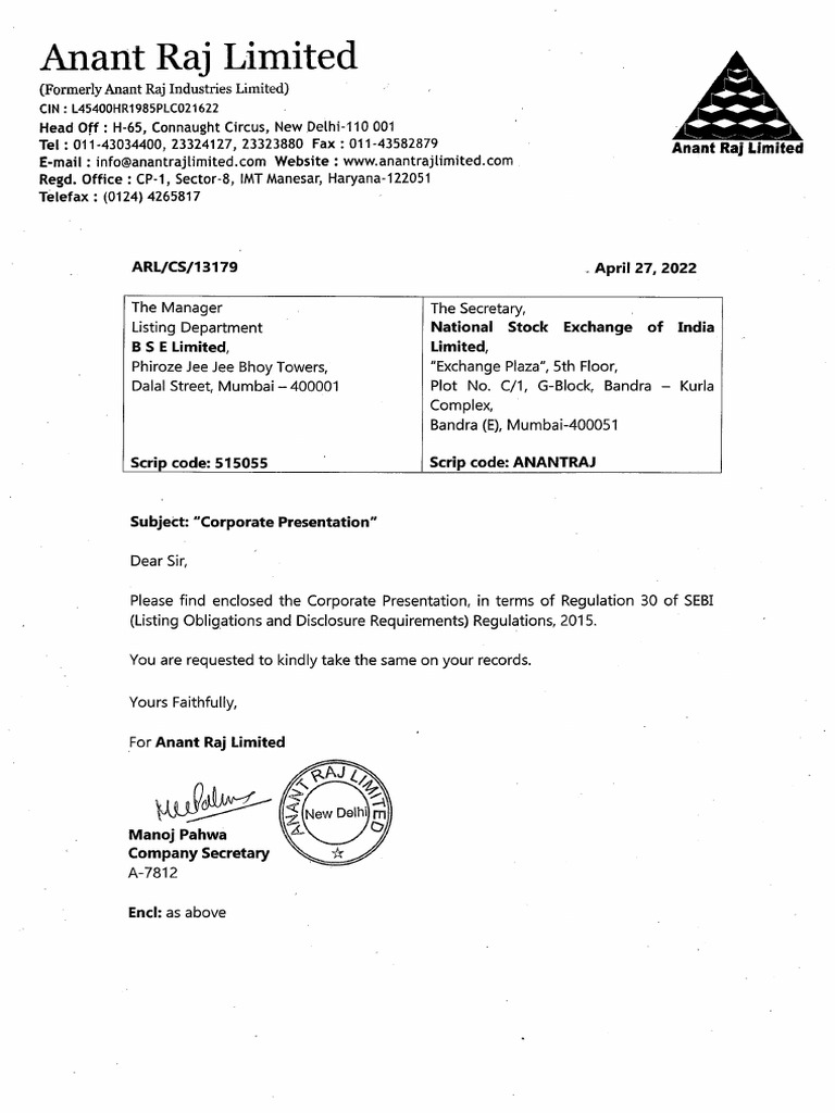 Anant Raj Limited: Legacy in Real Estate | PDF | Data Center | Warehouse