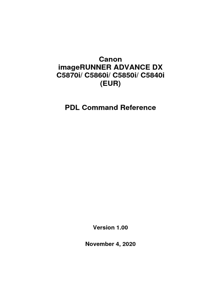 Ir adv dx c58xxi eur pdl command reference pdf office equipment