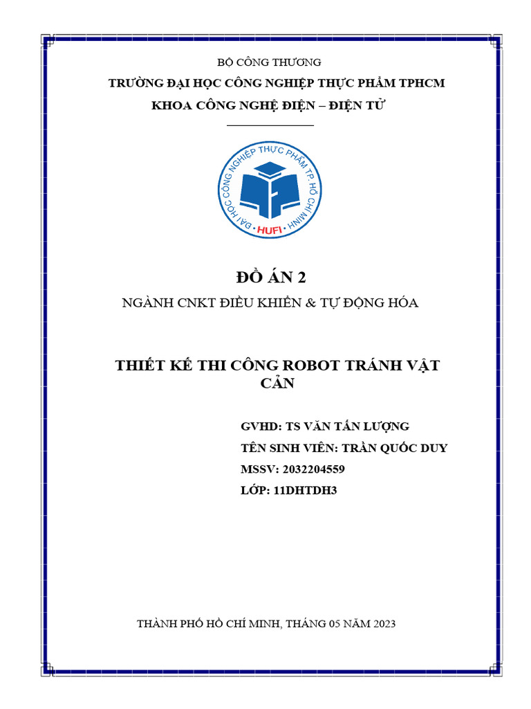 Bao Cao D An 2 D Tai Thit K Thi Cong | PDF
