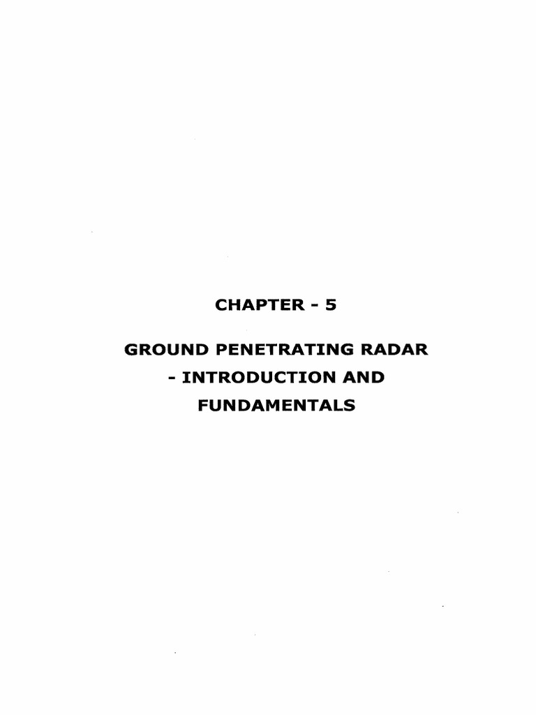Gpr Fundamentals Download Free Pdf Antenna Radio Radar