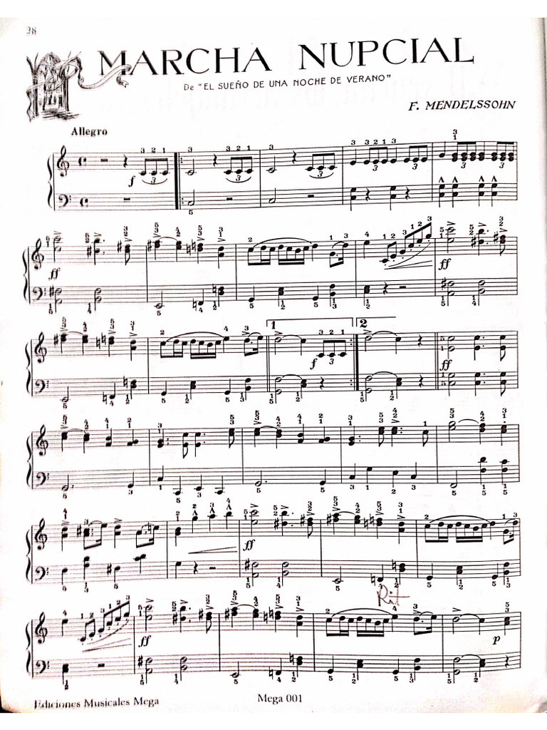 12Marcha Nupcial Mendelssohn PDF