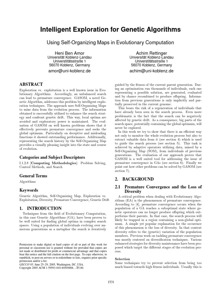2005-Intelligent exploration for genetic algorithms - using self ...