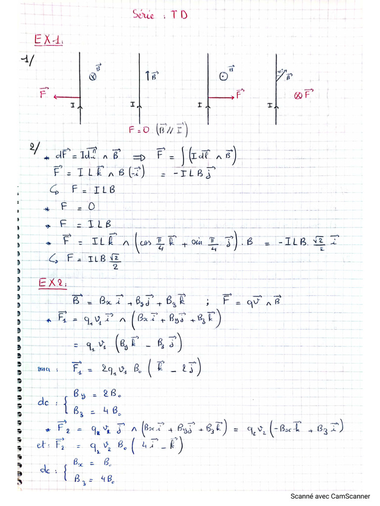 TD 1 Et 2 Electro | PDF