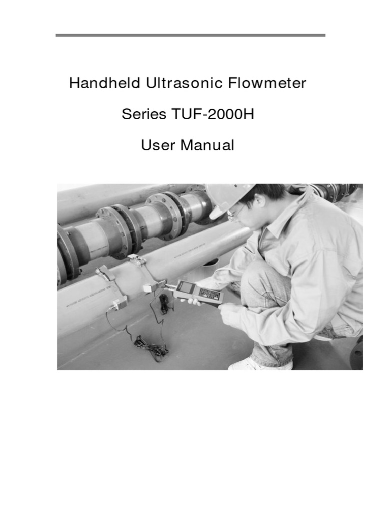 2000H User Manual | PDF | Flow Measurement | Battery Charger