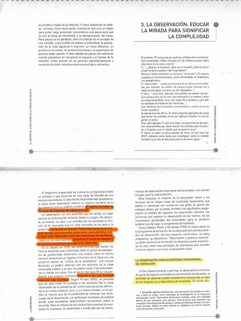 Anijovich (2009) Transitar La Formación Pedagógica. | PDF